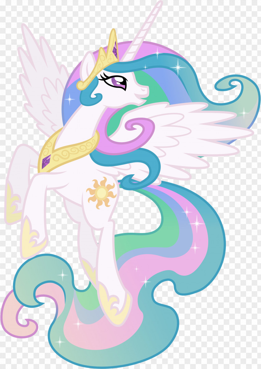 A Beautiful Unicorn Pony Princess Celestia Luna Twilight Sparkle DeviantArt PNG