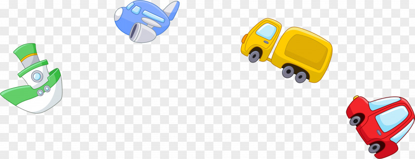 A Plurality Of Cartoon Toy Car Airplane Pattern Download Clip Art PNG