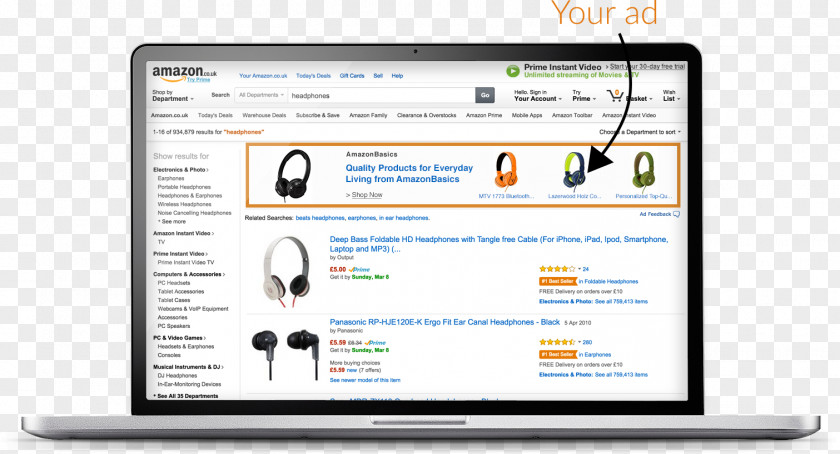 Amazon Amazon.com Advertising Brand Marketing PNG