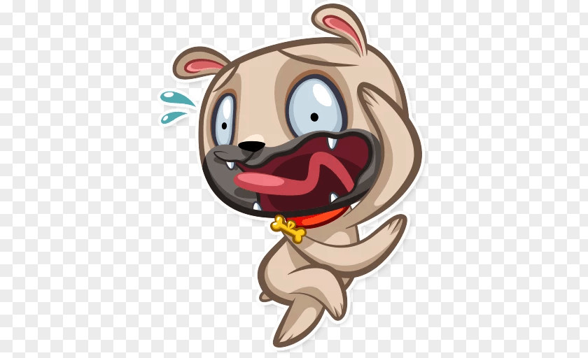 Pug Canidae Sticker Telegram Clip Art PNG