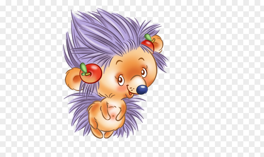 Purple Hedgehog Baby Hedgehogs Animation Clip Art PNG