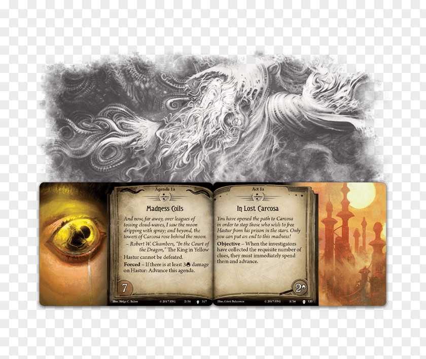 Arkham Horror Horror: The Card Game Carcosa Fantasy Flight Games PNG