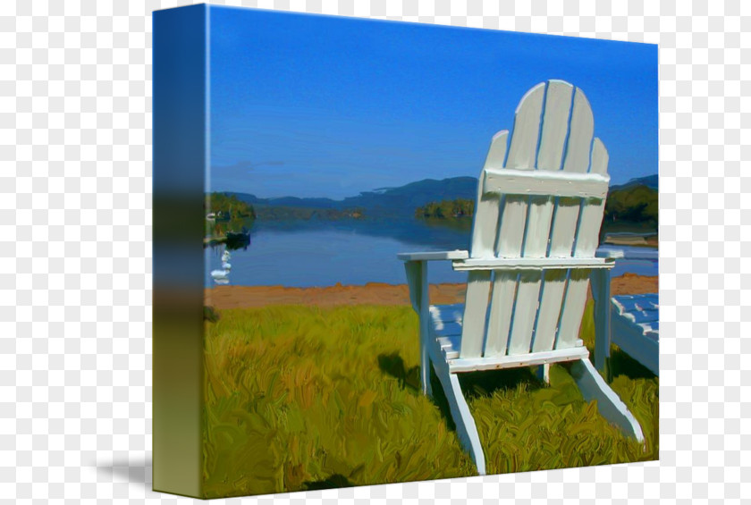 Chair Blue Mountain Lake Adirondack George Garden Furniture PNG