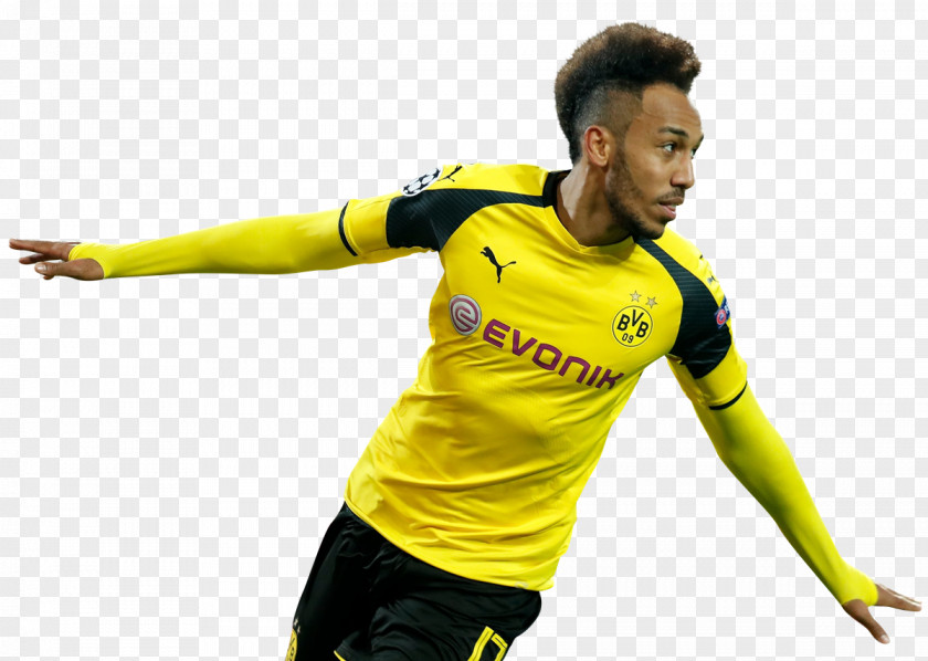 Football Borussia Dortmund Soccer Player Gabon National Team Image PNG