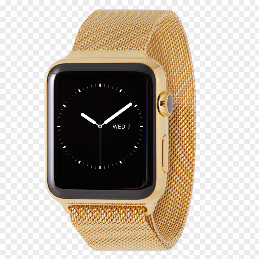 Gold-plated Apple Watch Series 3 2 Gold Plating PNG