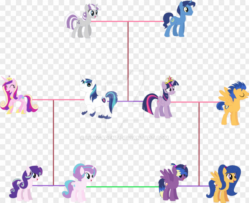 My Family Members Twilight Sparkle Rainbow Dash Princess Cadance Little Pony PNG