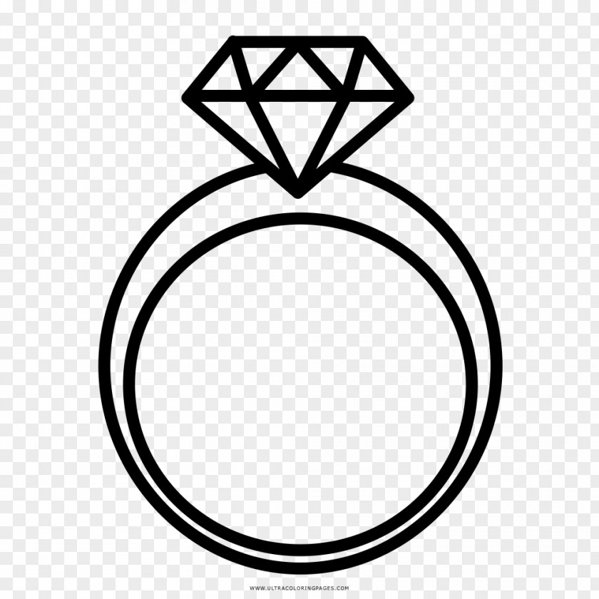 Ring Wedding Drawing Diamond Engagement PNG