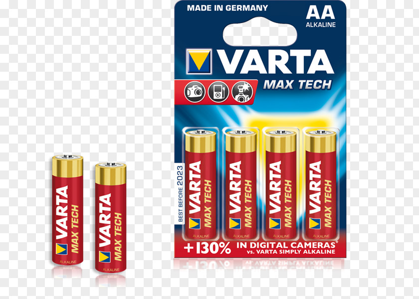 Aa Battery AAA Alkaline Electric VARTA PNG