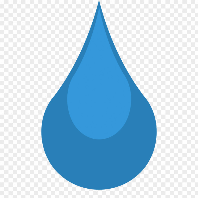 Drop Liquid Electric Blue Water PNG