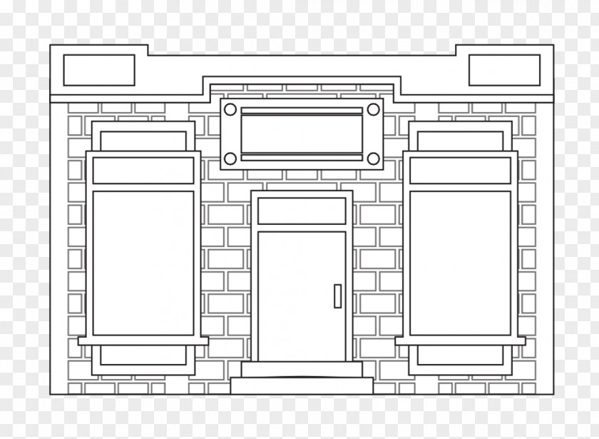 Old Store Drawing Line Art Clip PNG