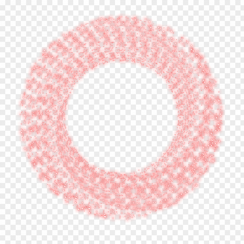 Pink Decorative Circle Pattern PNG