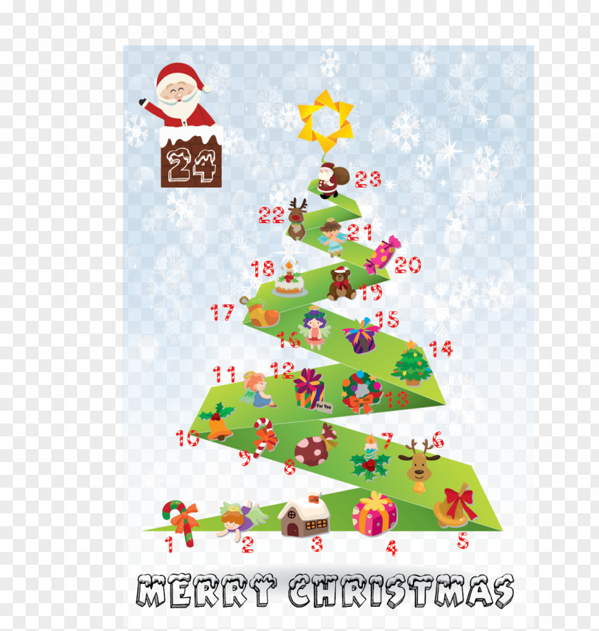 Advent Calendars Christmas Tree Ornament Greeting & Note Cards Font PNG