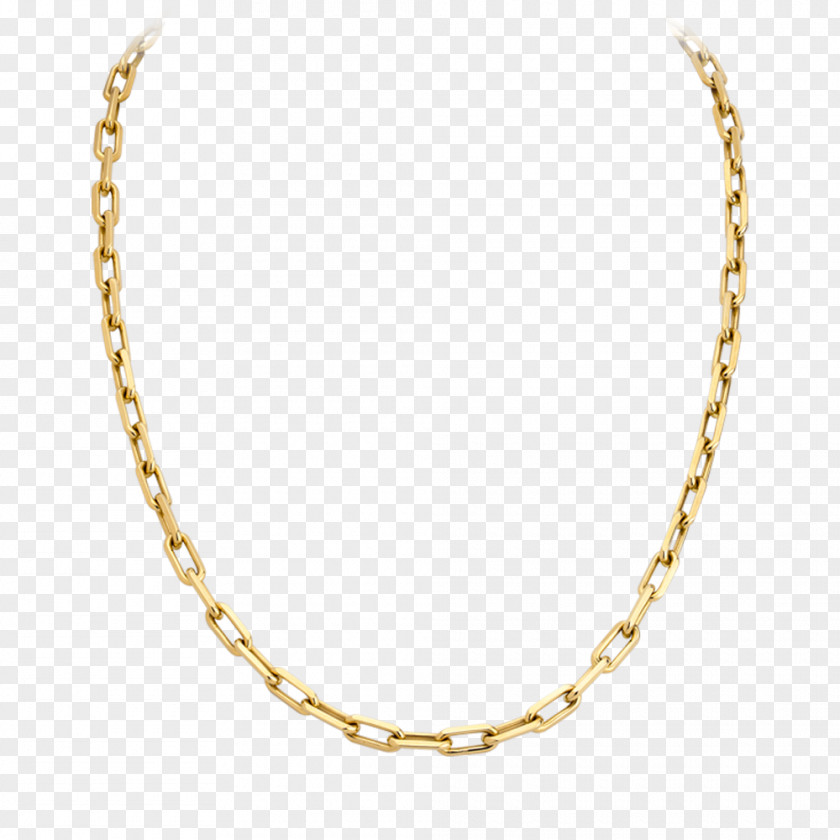 Chain Necklace Gold Jewellery PNG