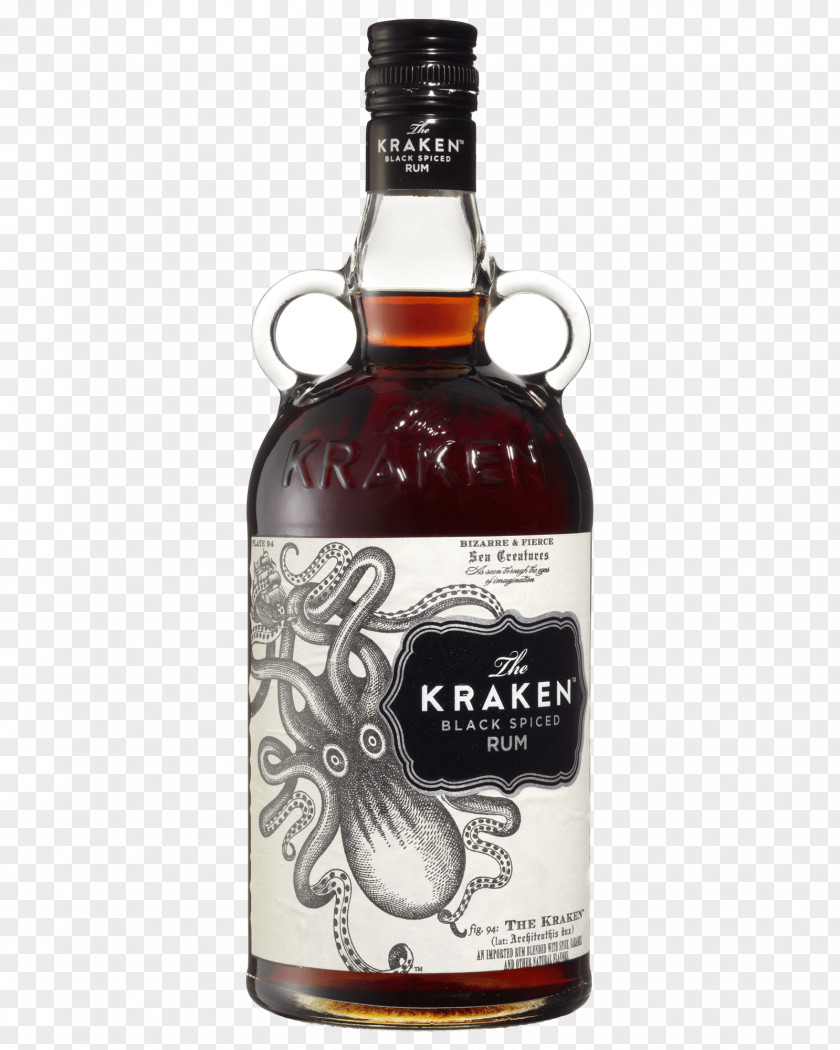 Drink Kraken Rum Distilled Beverage Apple Cider Spice PNG