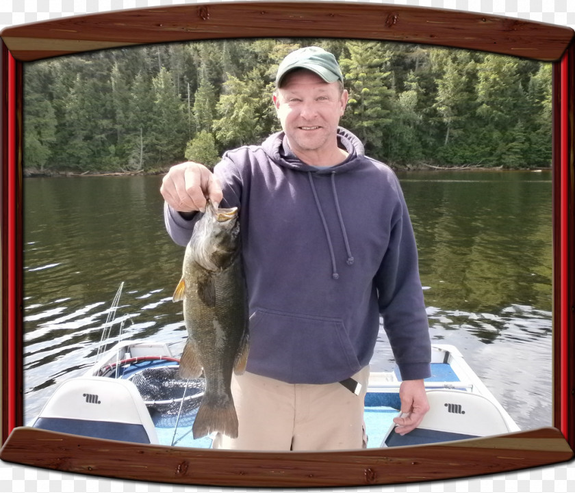 Fishing Red Cedar Lake Smallmouth Bass Boat PNG