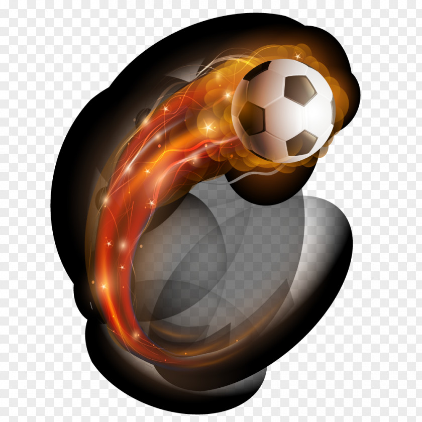 Football Flew Emitting Throw Line FIFA World Cup Illustration PNG
