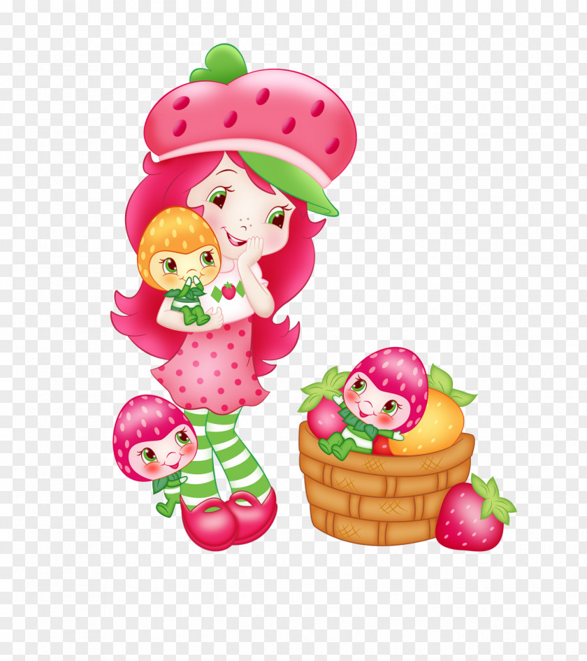 Fundo Strawberry Shortcake Party PNG