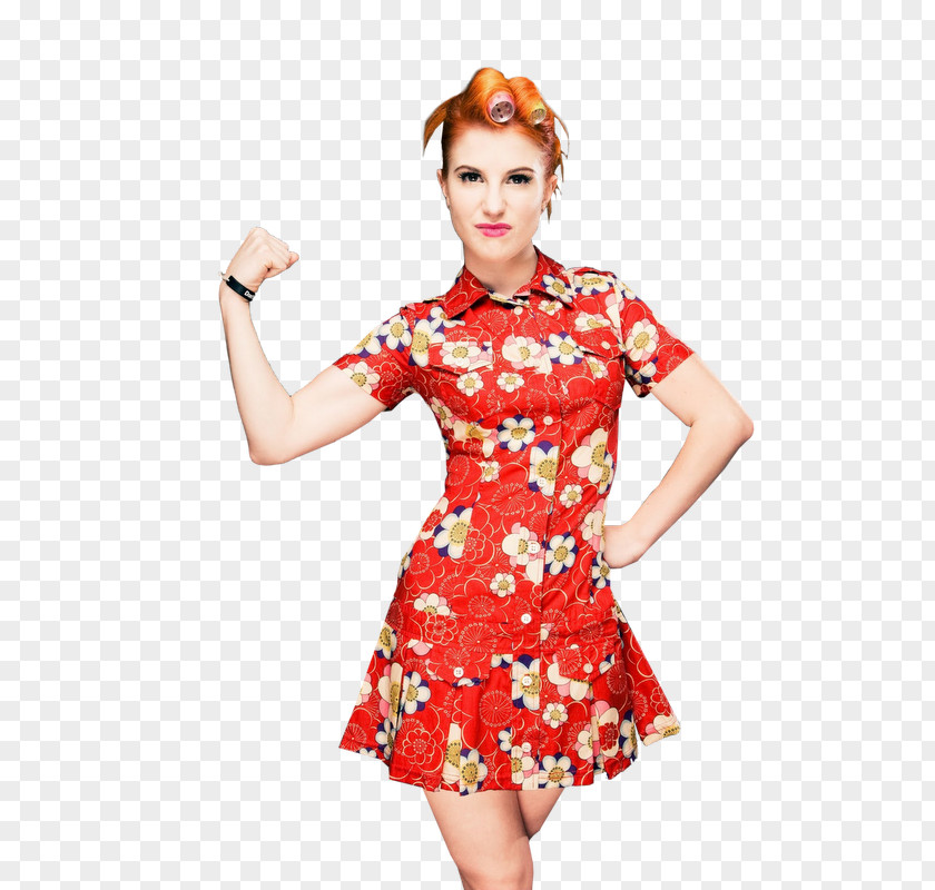 Hayley Williams Paramore Rose-Colored Boy Wallpaper PNG
