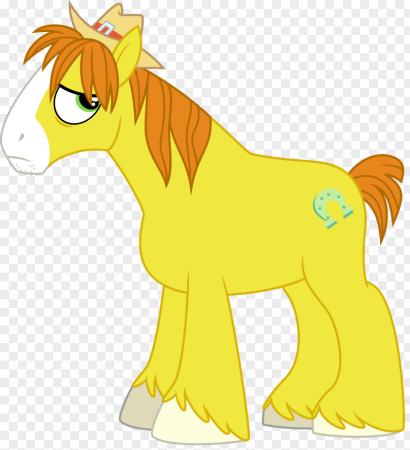 Mustang Pack Animal Yellow Clip Art PNG