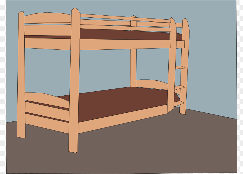 Plank Cliparts Bunk Bed Bedroom Clip Art PNG