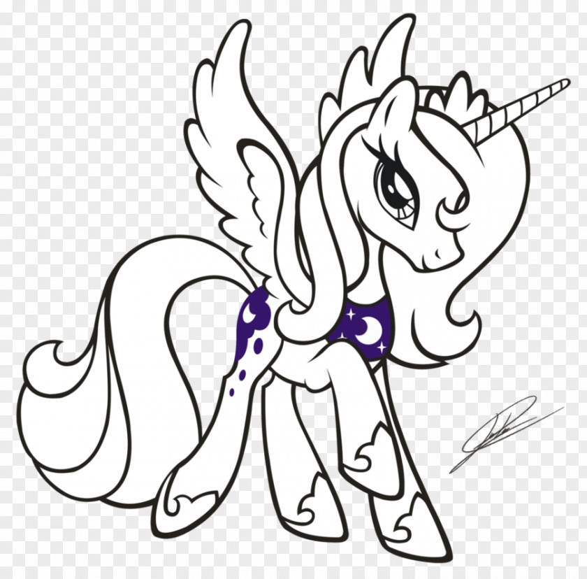 Princess Lineart Pony Drawing Line Art Painting /m/02csf PNG