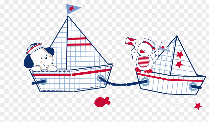 Vector Cartoon Boat Le Bateau PNG