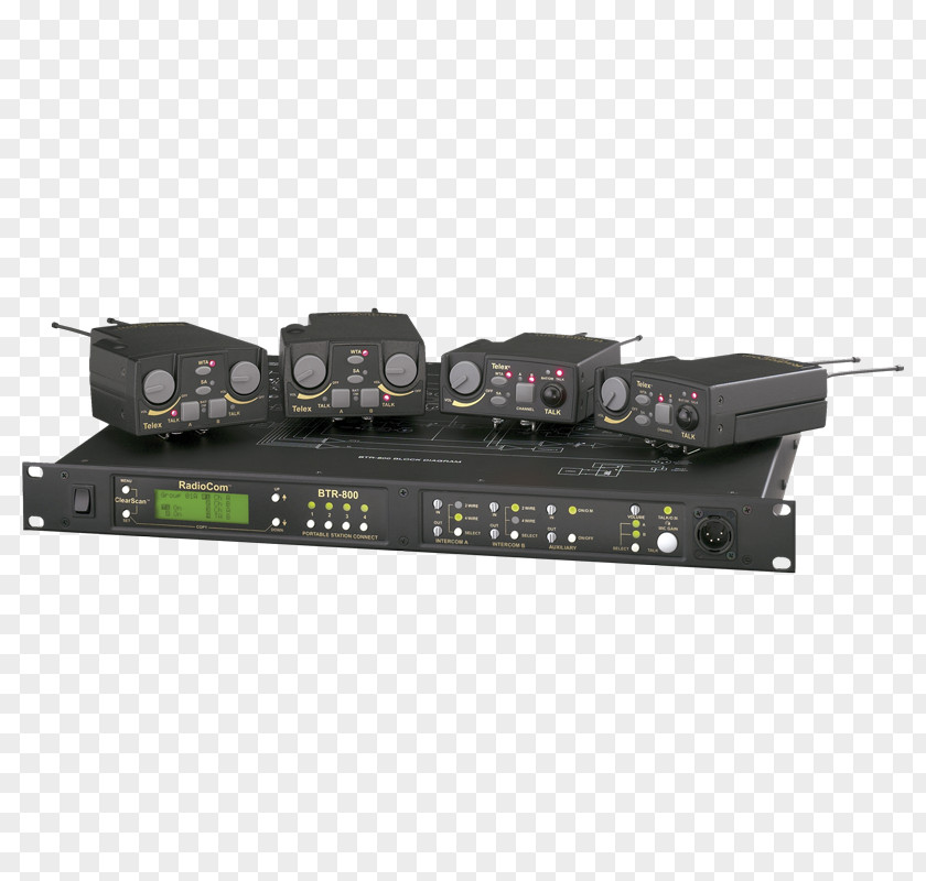 Wireless Headset For Tv Communication Video Intercom Base Station PNG