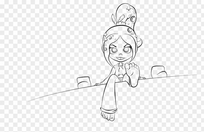 Finger Drawing Line Art Cartoon Sketch PNG