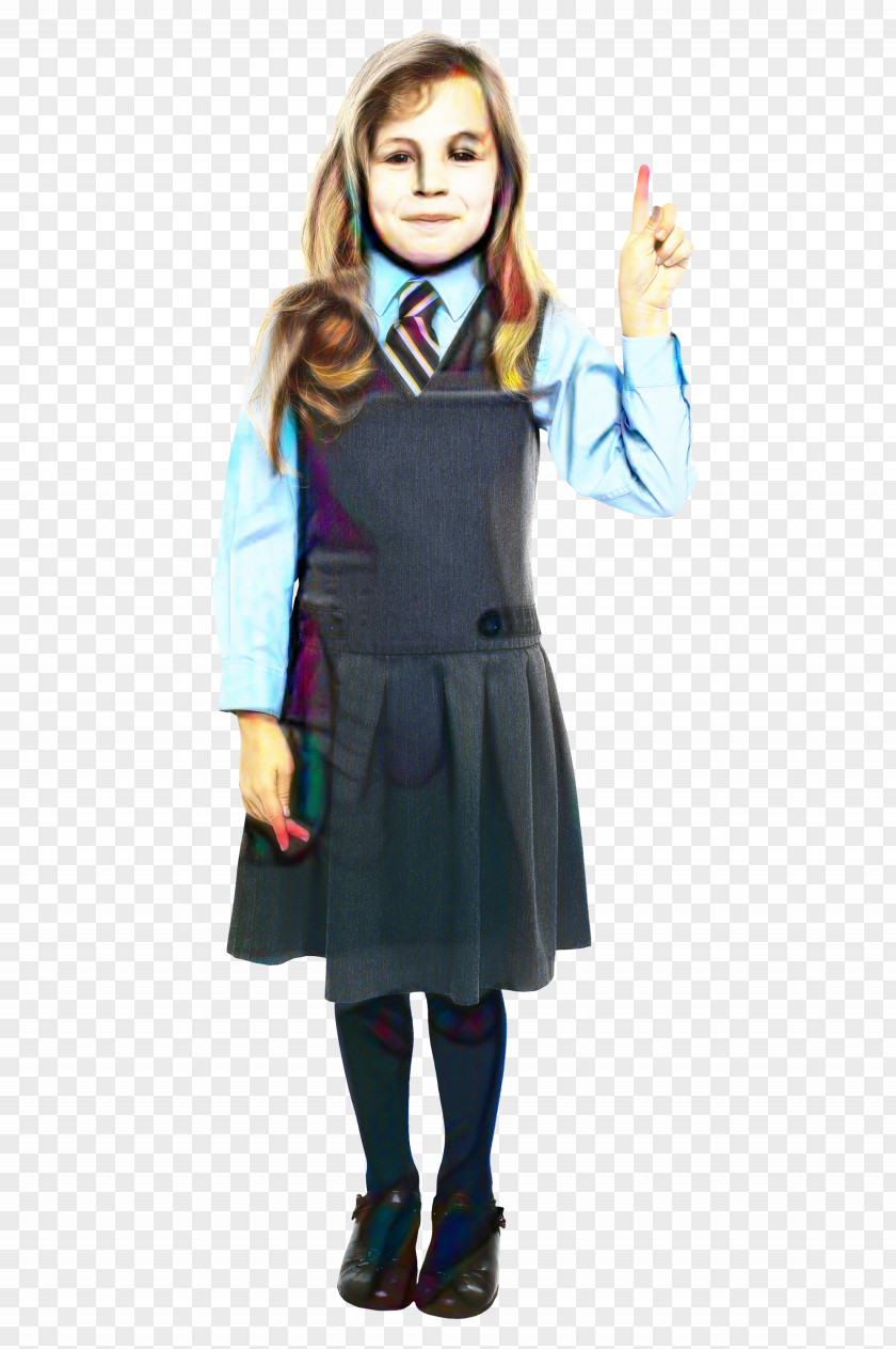 Style Gesture School Uniform PNG