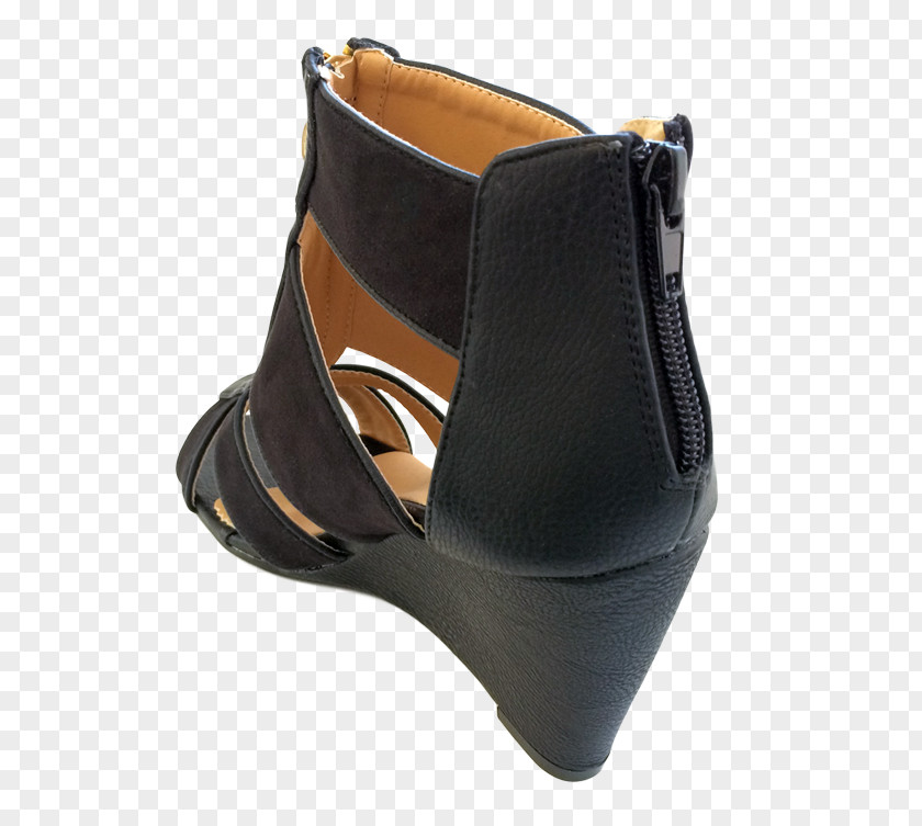 Summer Shoes Leather Boot Shoe Black M PNG