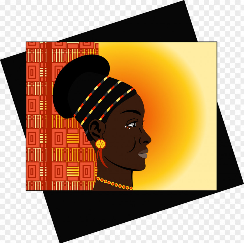 Africa Drawing Black PNG