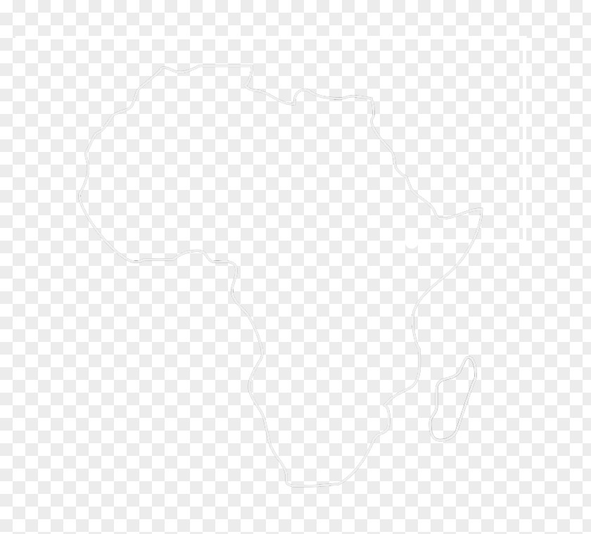 AFRICA OUTLINE White Font PNG