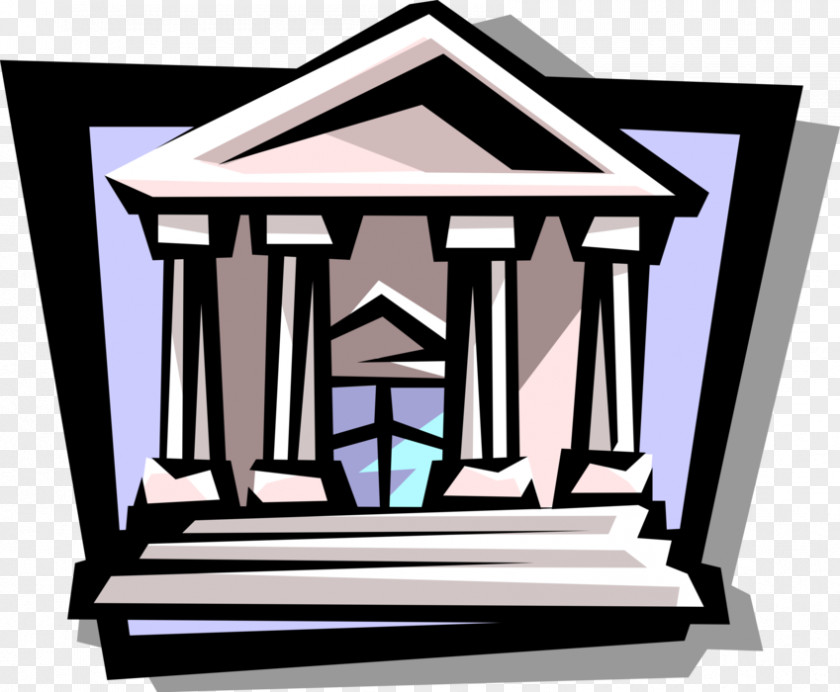 Bank Clip Art Building Court Interest PNG
