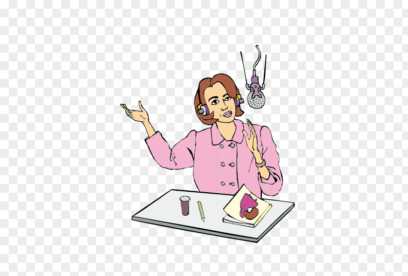 Cartoon TV Presenter Aurkezle Drawing Clip Art PNG