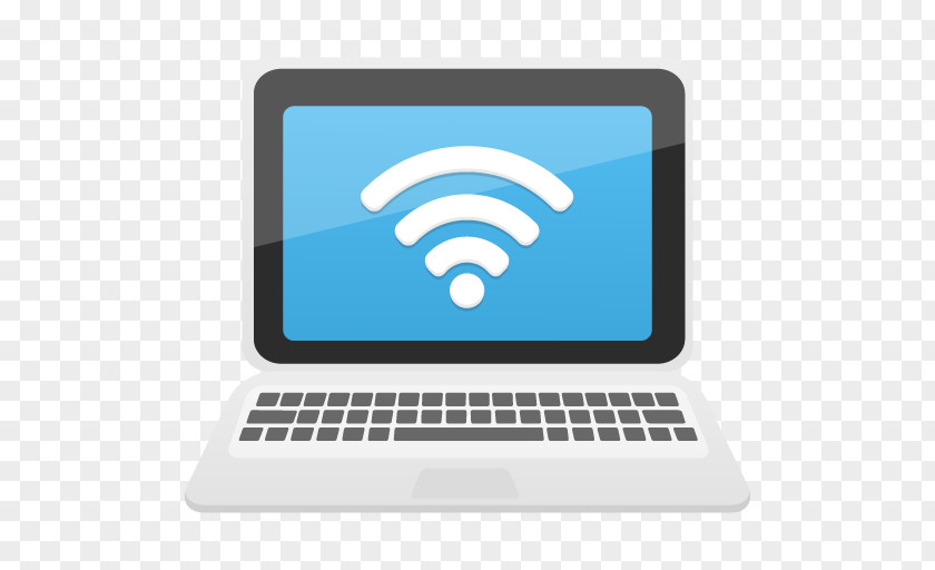 Laptop Wifi Multimedia Computer Icon Font PNG