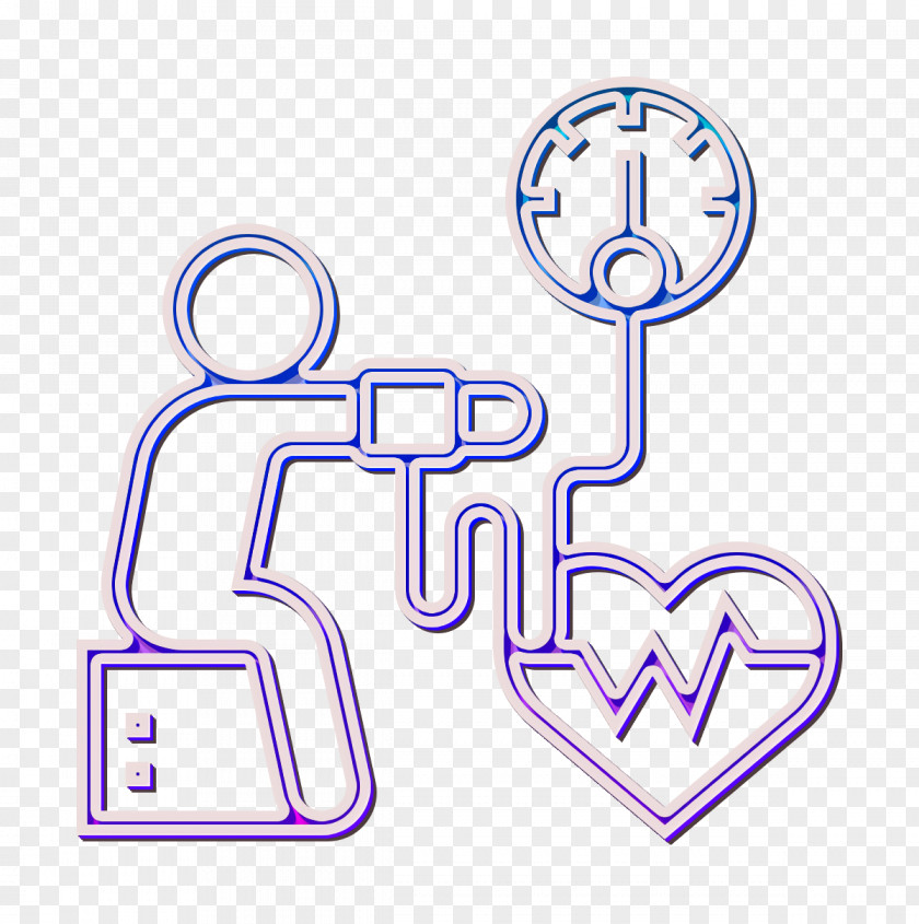 Monitor Icon Blood Pressure Health Checkups PNG