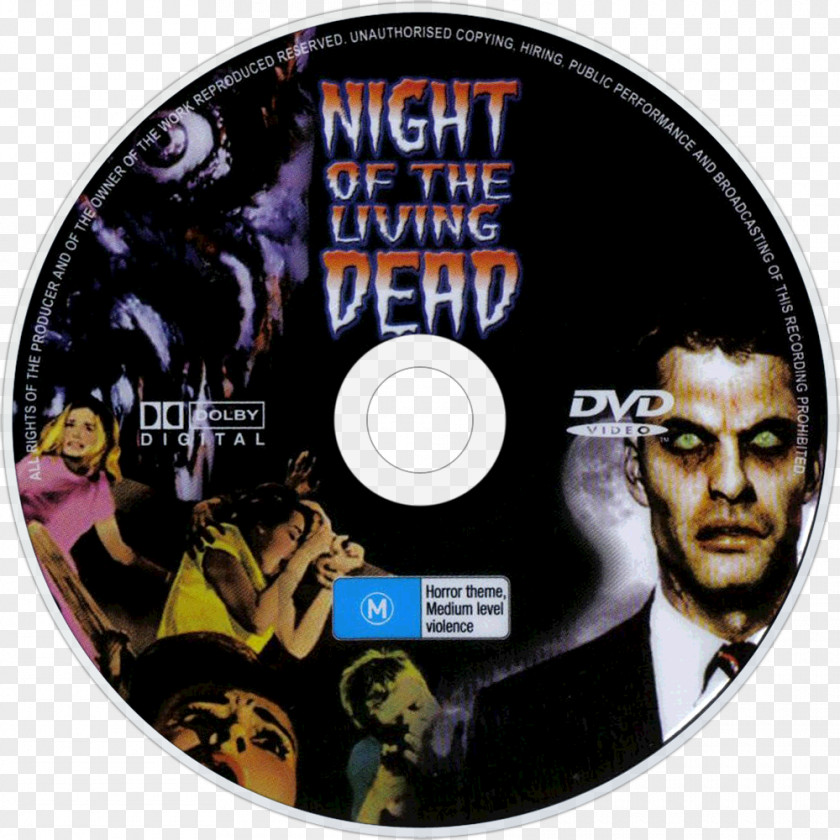 Night Of The Living Dead DVD YouTube Compact Disc PNG