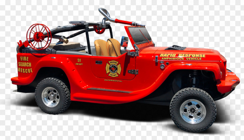 Rescue Vehicle Jeep Wrangler Panther WaterCar PNG