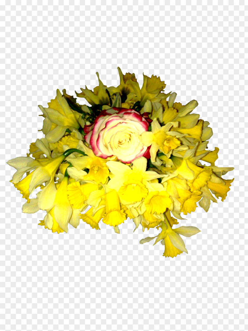 Yellow Flowers Cut Flower Bouquet Floristry Rosaceae PNG