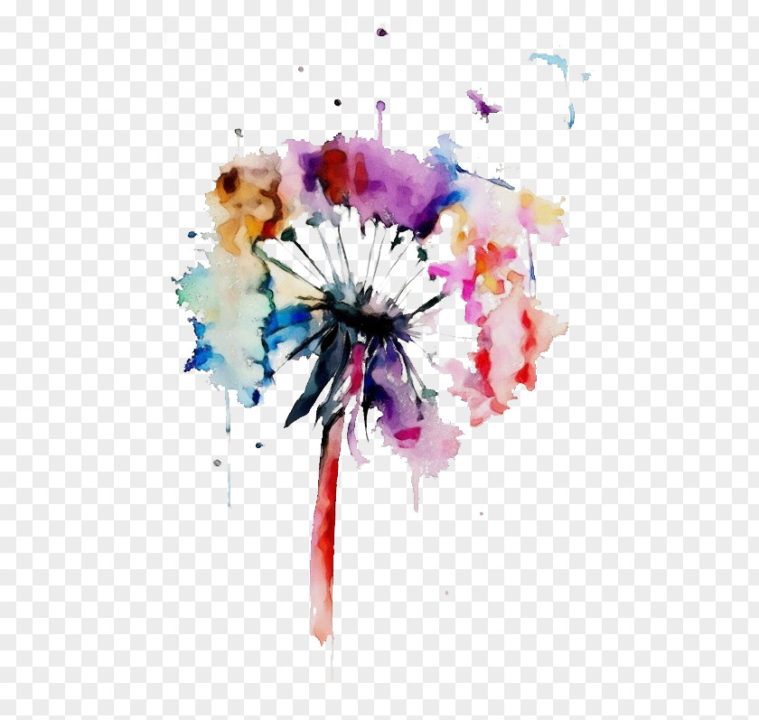 Flower Plant Watercolor Paint Graphic Design PNG