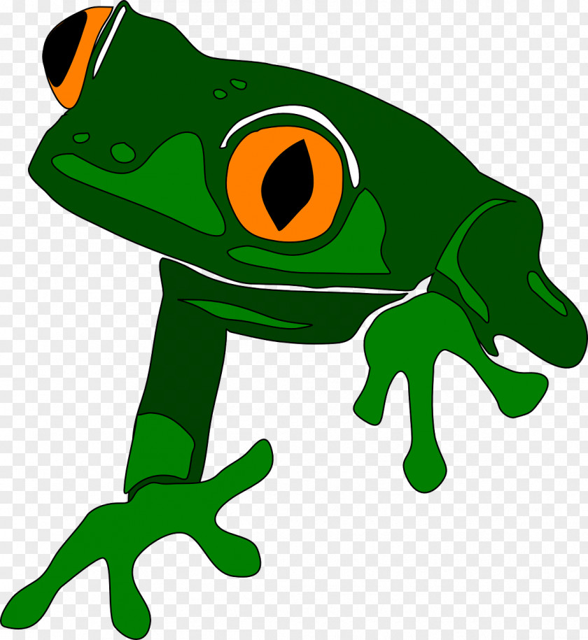 Free Cliparts Amphibians Red-eyed Tree Frog Japanese Clip Art PNG