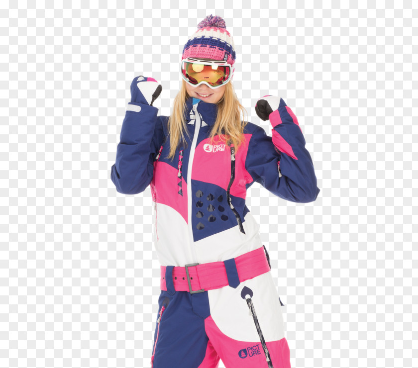 Woman Ski Suit Organic Clothing Food PNG