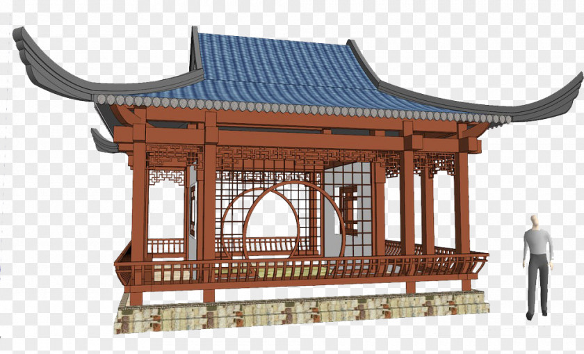 Ancient Family House Creative Gazebo Chinese Pavilion Architecture PNG