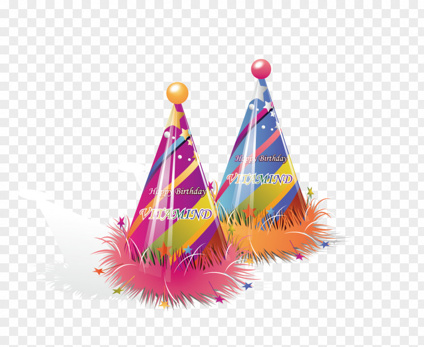 Christmas Vector Material Party Hat Birthday PNG