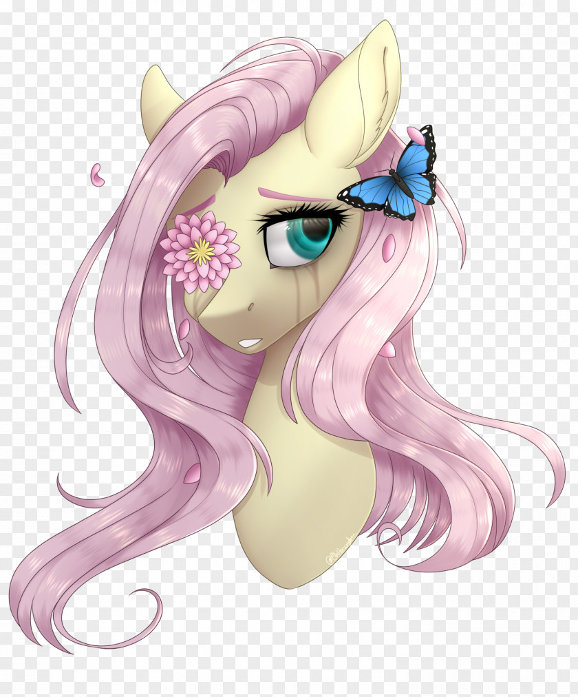 Fluttershy Crying Concept Art Attack On Titan Illustration Legendary Creature PNG
