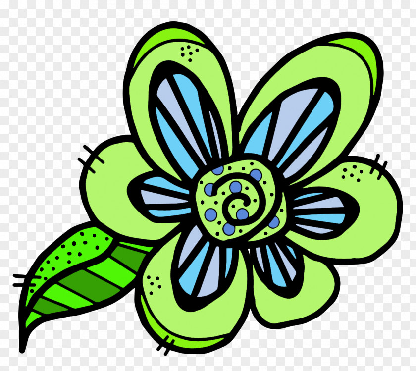 Green Flower Clip Art PNG