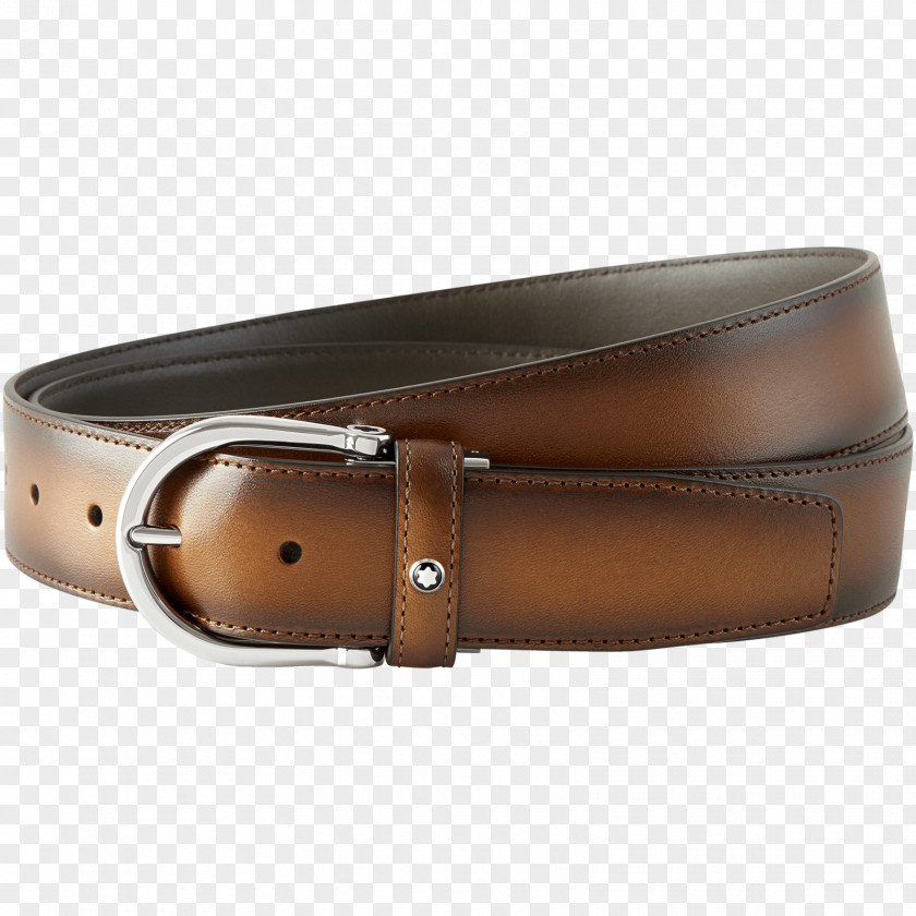 Horseshoe Belt Buckles Leather Montblanc PNG