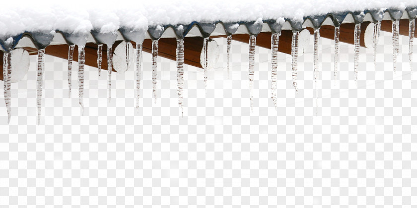 Icicles Under The Eaves Icicle Snow Ice PNG