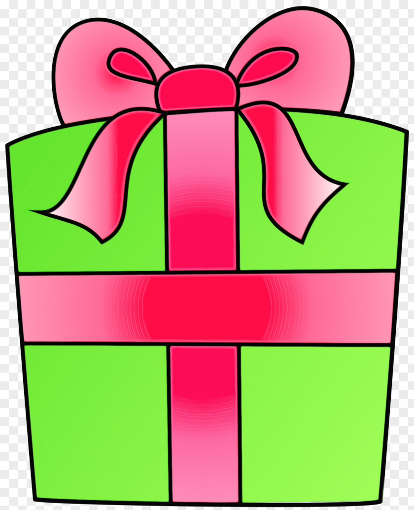 Rectangle Magenta Christmas Gift Cartoon PNG