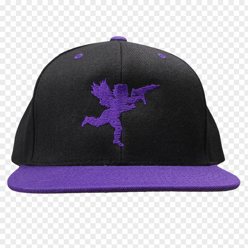 Snapback Baseball Cap Headgear Hat Violet PNG